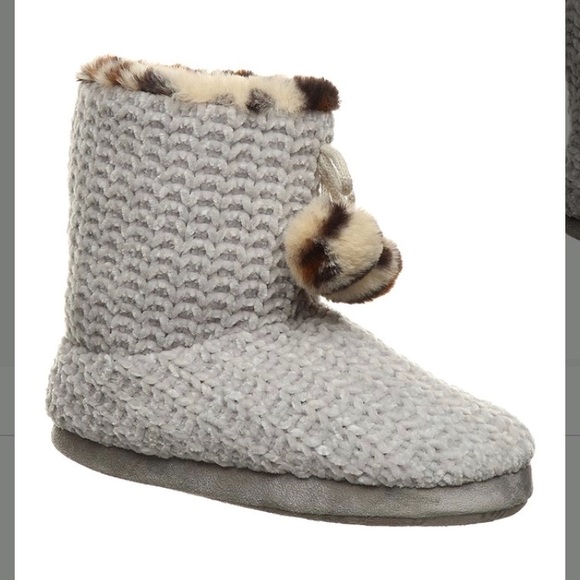 NIB Bearpaw knits slipper boot -XL - Picture 2 of 7